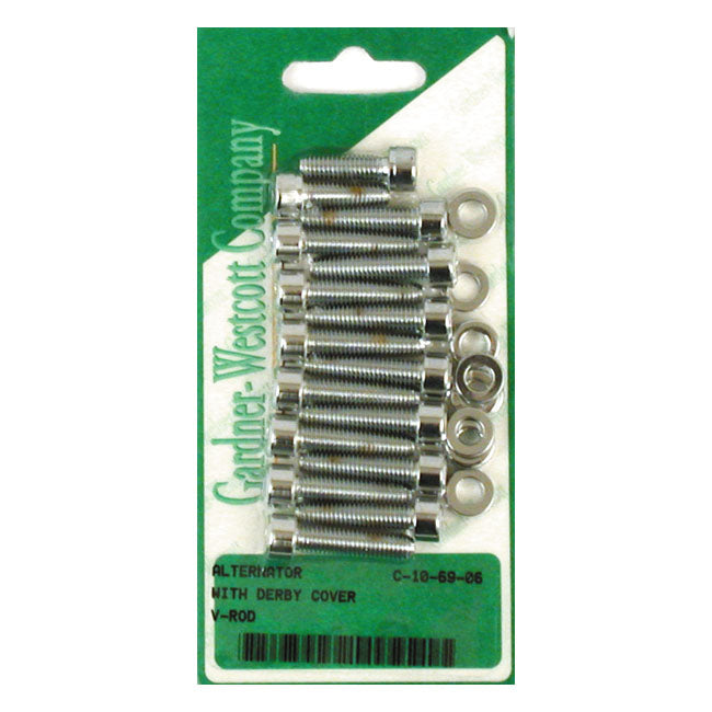 Gw, Alternator & Derby CVr Mount Set for 02-17 V-Rod