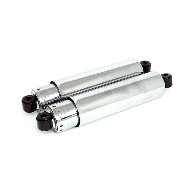 MCS Shock Absorbers 13-1/2", Full Cover. Chrome – 1958–1972 FL; 1954–1974 XL Sportster…