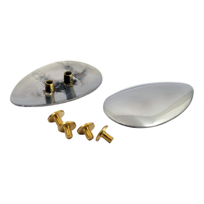 MCS Saddlebag Trim, Nickel Spoons