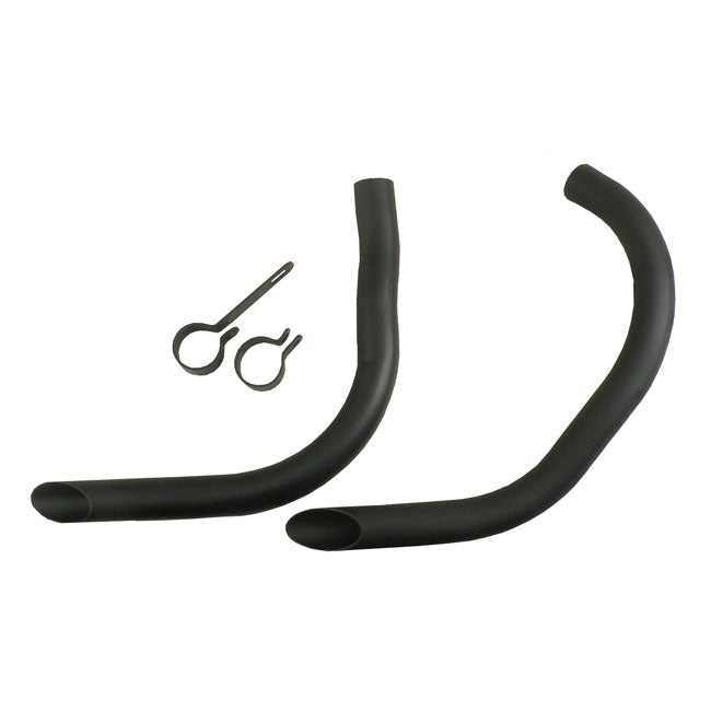 Drag Pipes For 45" Flatheads, Black for All 45" Flatheads
