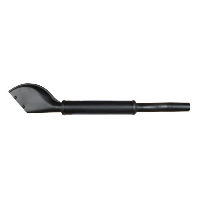 Wl Fishtail Muffler, Black for All Wl Flatheads