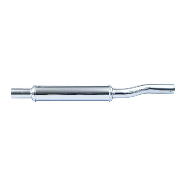 Wl Flathead Muffler, No Baffle. Chrome for 50-52 Wl Flathead
