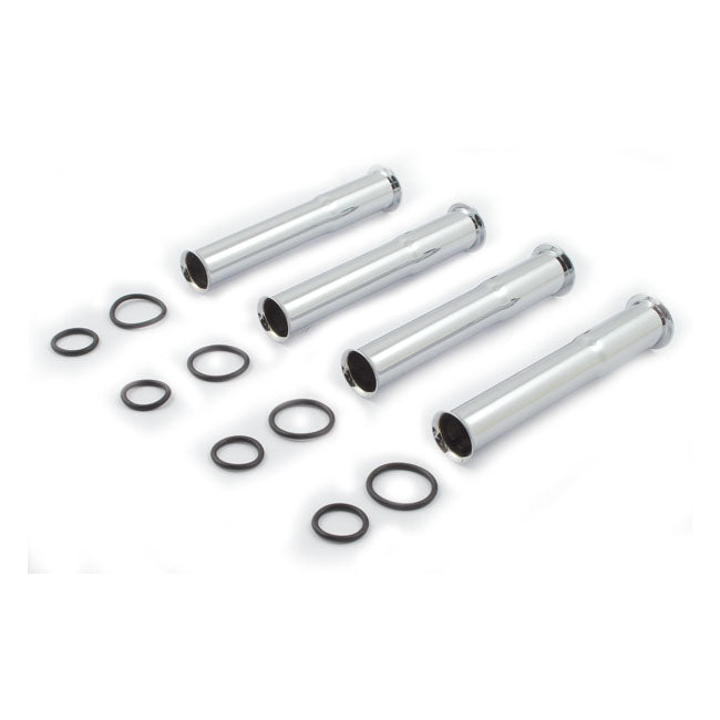 MCS Lower Pushrod Cover Kit. L79-84. Chrome – L1979–1984 Shovelhead