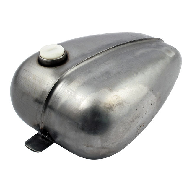 Motorcycle Storehouse 3.3 Gallon Mustang Ribbed Gas Tank, For Pre-83 Gas Caps for Univ.