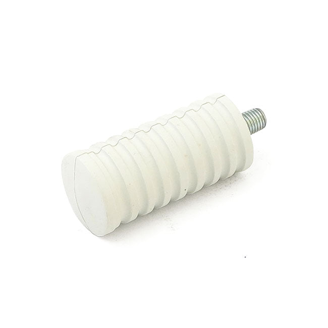 MCS Shifter Peg OEM Style, 1/2" Long Stud. White – OEM 34609-61 – Most H-D with 5/16-24 Threads