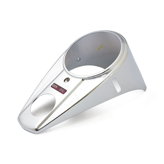 MCS 47-61 Style 2-Light Dash Cover. Chrome – 1947–1961 FL & 1962–1984 FL Custom…