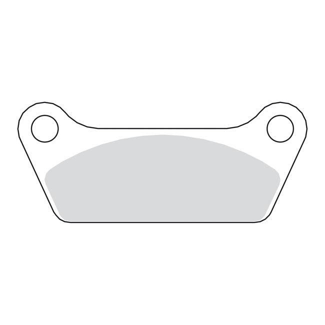 Trw Brake Pads Rear, Organic for Rear: 80-85 FL, Flt, FLHT