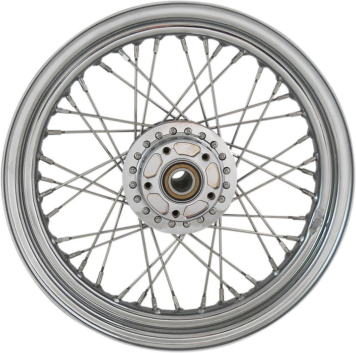 Drag Specialties Wheel Front 40 Spoke 16" X 3" Chrome - Part #02030635 - Hogparts UK