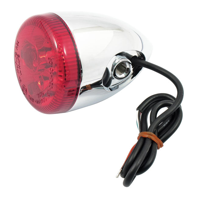 Motorcycle Storehouse 3-1 LED Bullet Taillight / Turn Signal for 09-12 XL883N Nightster, Custom Applications
