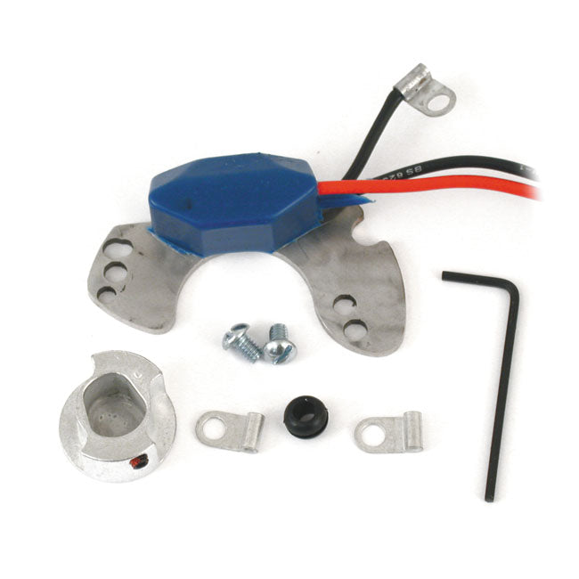 V-Tronic, Electronic Ignition For 6 & 12V. Hand Advance for 48-64 Panhead (Excl. Oem Single Fire Models); 48-73 45" Wl And Servicar