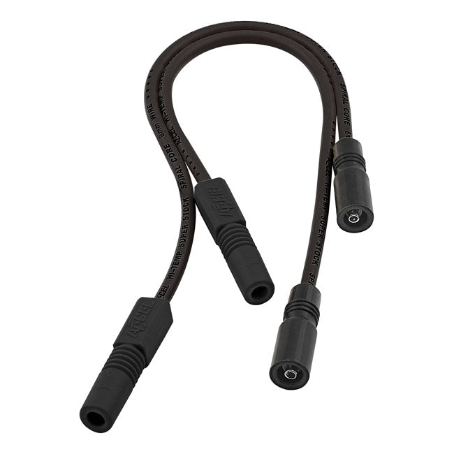 Accel, 8mm Ferro Spiral Core Spark Plug Wire Set. Black for 99-08 Flt/Touring; 04-06 XL