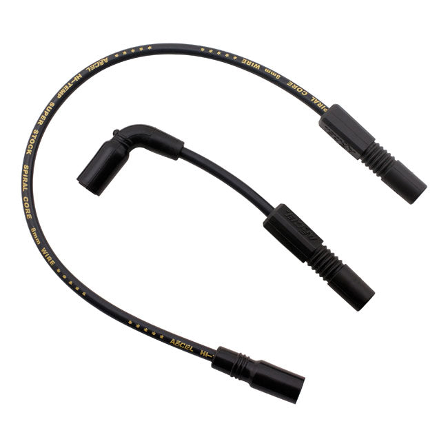 Accel, 8mm Ferro Spiral Core Spark Plug Wire Set. Black for 07-20 XL (Excl. 08-12XR1200)
