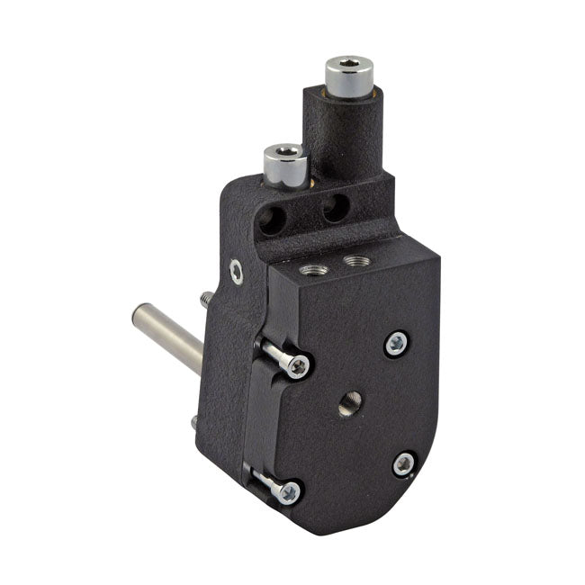 Jim's, 'Flow Pro 1' Billet Oil Pump Kit. Black for 73-91 Big Twin Top Feed & Return Connection