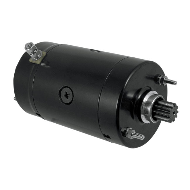 Starter Motor, Hitachi Style. Black for 74-E76 XL; 82-84 Fl; 74-88 FX; 84-88 Flt; L83-88 FXR