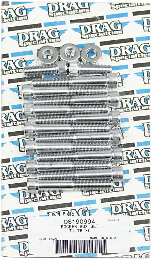 Chrome Socket-Head Bolt Set - Part #DS190994 - Hogparts UK