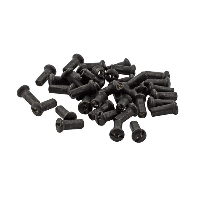 Tts Spoke Nipples, Black Chrome