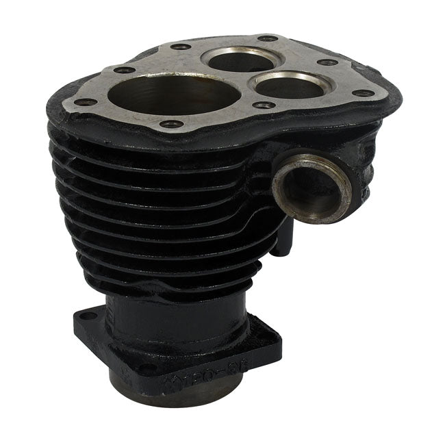 Replacement 45" Flathead Cylinder. Front. Black for 37-73 45" (750Cc) Wl/G Models With Aluminium Heads
