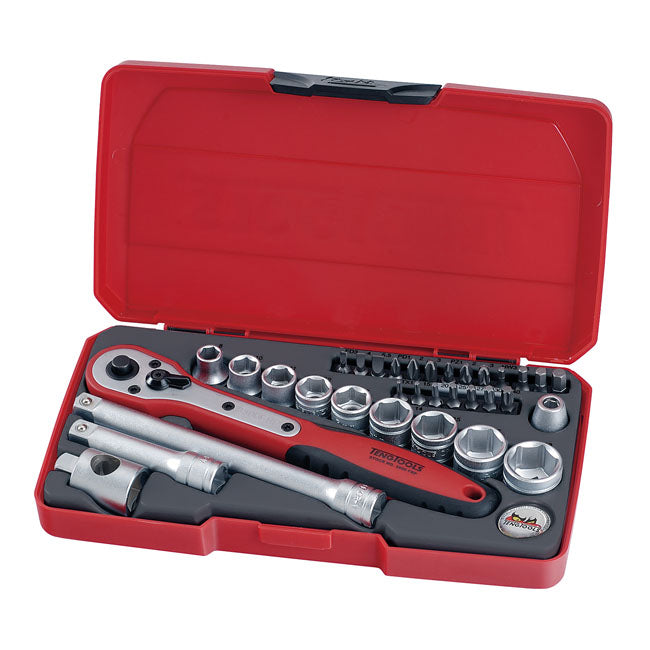 3/8" Socket Wrench Set. Metric 34Pc