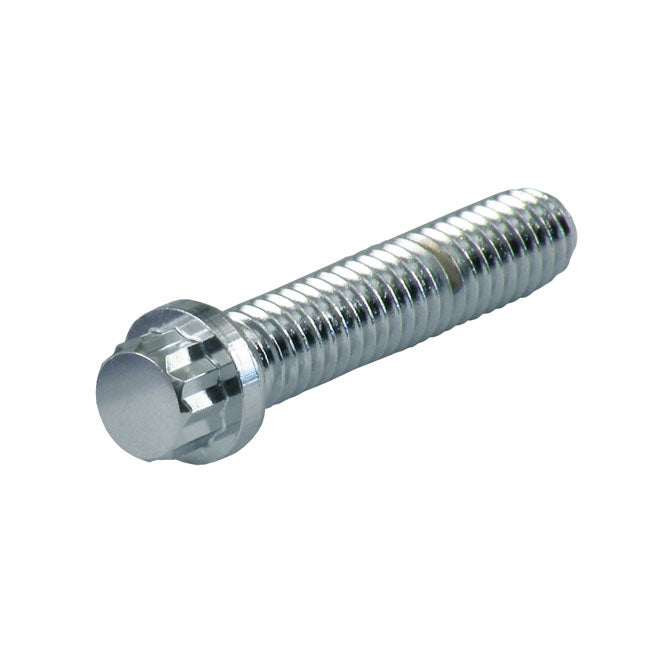12 Point Bolt Chrome, 3/8-24 X 2
