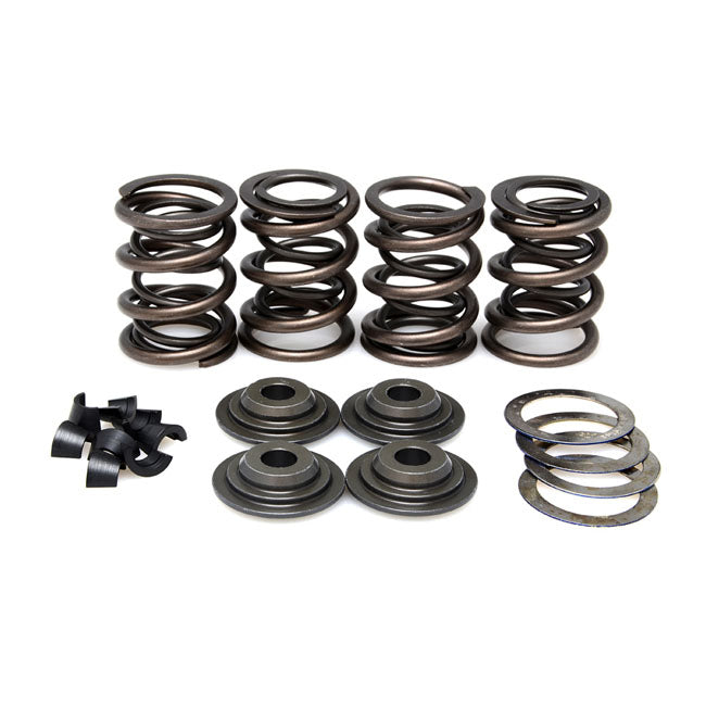 Kpmi, Valve Spring Kit. .460" Lift. Steel Top Collars for 36-47 Knucklehead