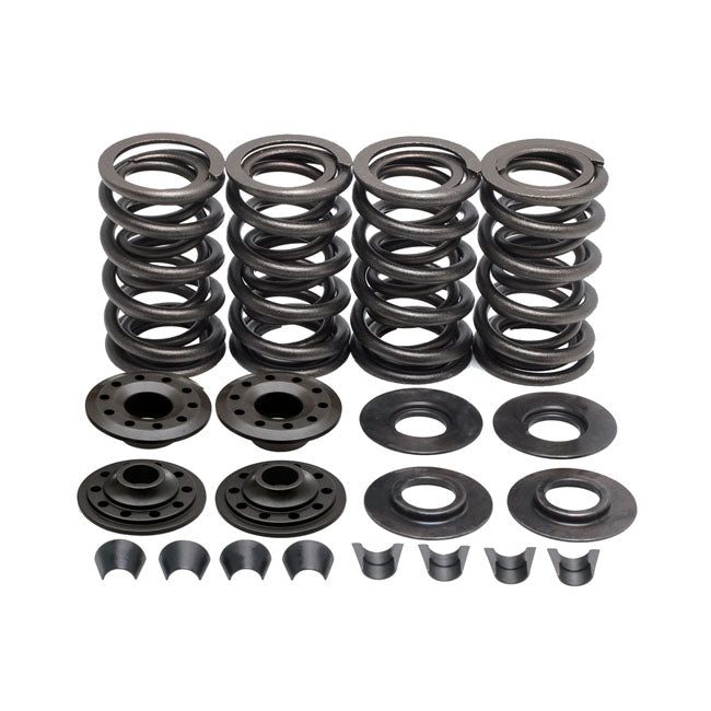 Kpmi, Valve Spring Kit. .600" Lift. Steel Top Collars for 84-99 Evo Big Twin; 99-04 Twin Cam; 86-03 XL