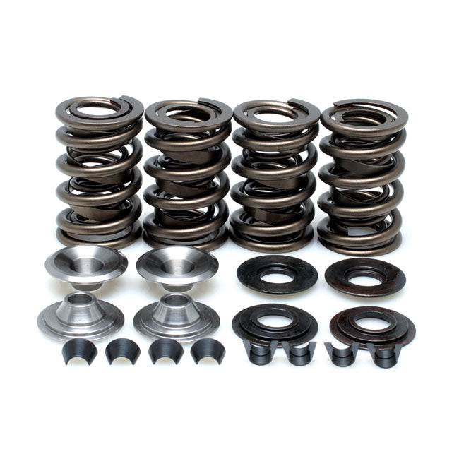 Kpmi, Valve Spring Kit. .655" Lift. Titanium Top Collars for 84-99 Evo Big Twin; 99-04 Twin Cam; 86-03 XL
