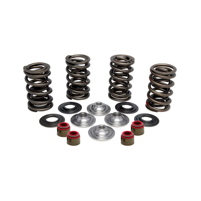 Kpmi, Valve Spring Kit. .600" Lift. Titanium Top Collars for 05-17Twin Cam; 04-20 XL; 08-12XR1200; 03-10Buell Xb