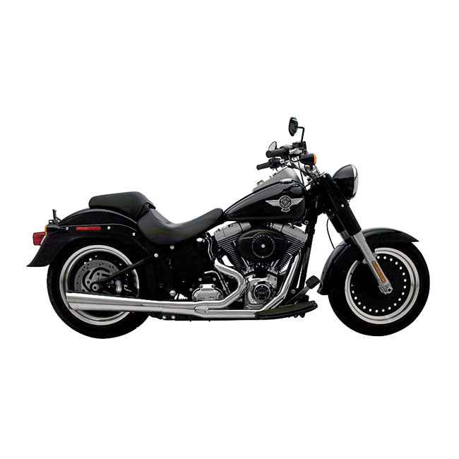 Supertrapp, 2-1 Supermeg Exhaust System. Chrome for 12-17 Softail