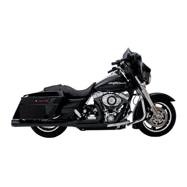Supertrapp, 2-1 Supermeg Exhaust System. Black for 10-16 Touring