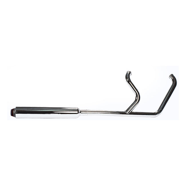 Kerker, 2-1 Exhaust System. Chrome for 90-06 Softail