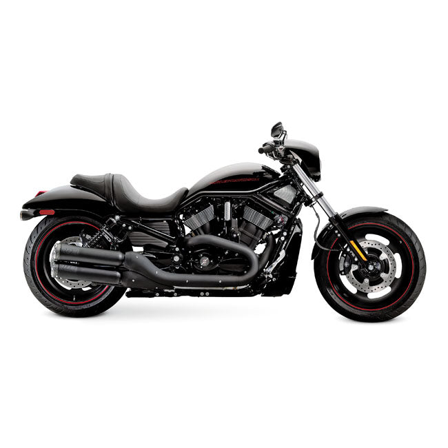 Supertrapp, Internal Disc 4" Fatshots Slip-On Mufflers for 06-17 V-Rod Vrscdx Night Rod, Vrscr Street Rod