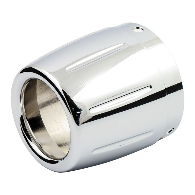 Kerker, Fluted Billet End Cap. Chrome