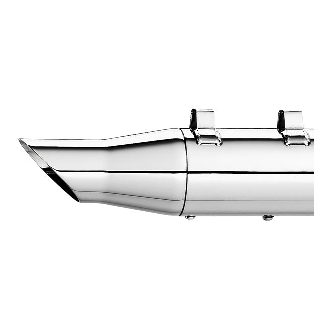 Supertrapp, Tapered Slash Cut End Cap. Chrome for 95-16 Touring