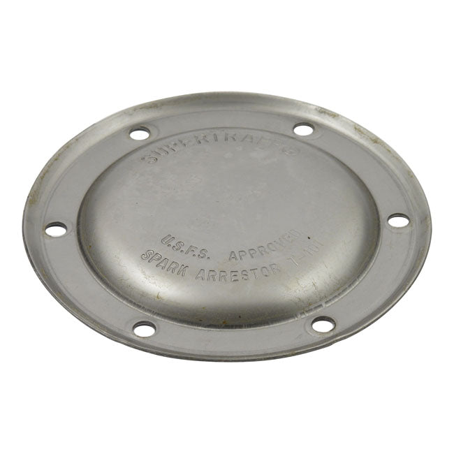 Supertrapp, Closed 5" End Cap. Non-Polished