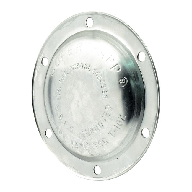 Supertrapp, Closed 4" End Cap. Polished