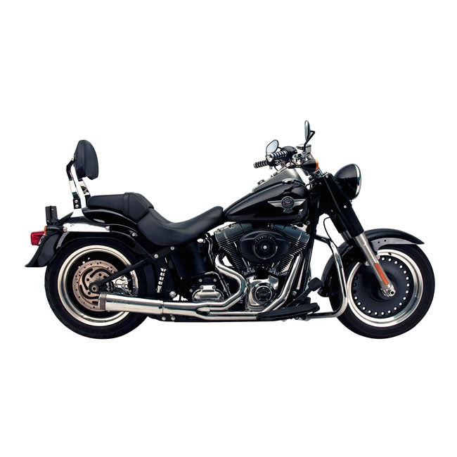 Supertrapp, 2-1 Fatshot Exhaust System. Chrome for 84-11 Softail
