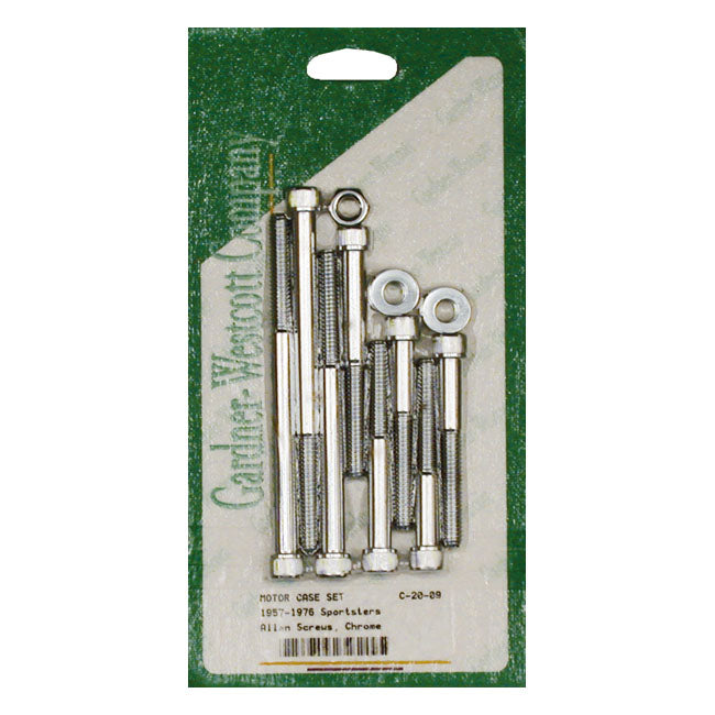 Crankcase Bolt Kit, Allen for 57-76 XL