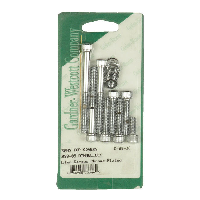 Transm. Top Cover Screw Kit, Allen for 99-05 Dyna Models