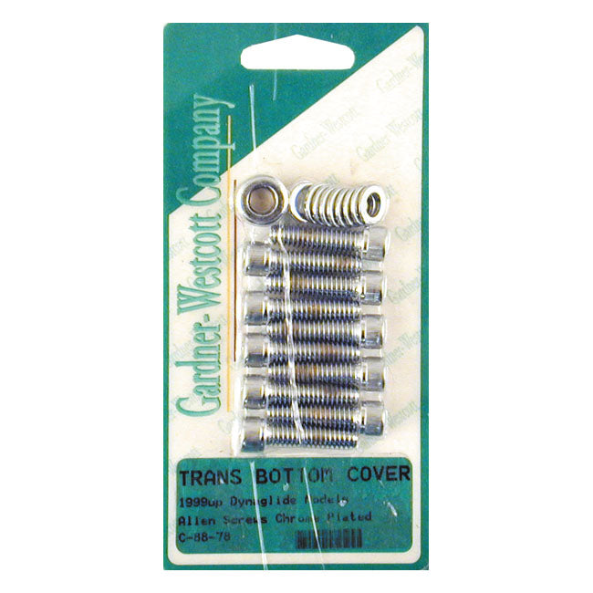 Transm. Bottom Cover Screw Kit, Allen for 99-05 Dyna