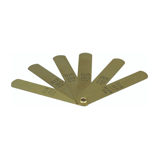 Lisle, Feeler Gauge. Brass Blades for Univ.