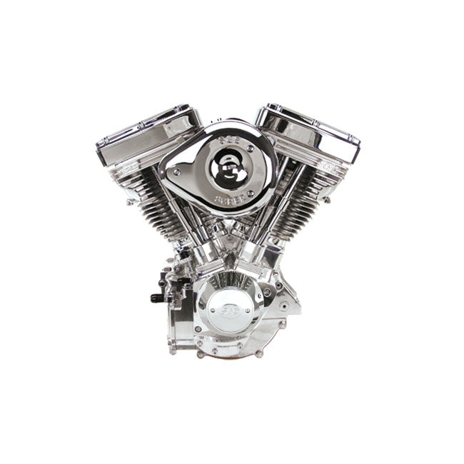 S&S, 124" Ssw+ Engine Assembly. Polished