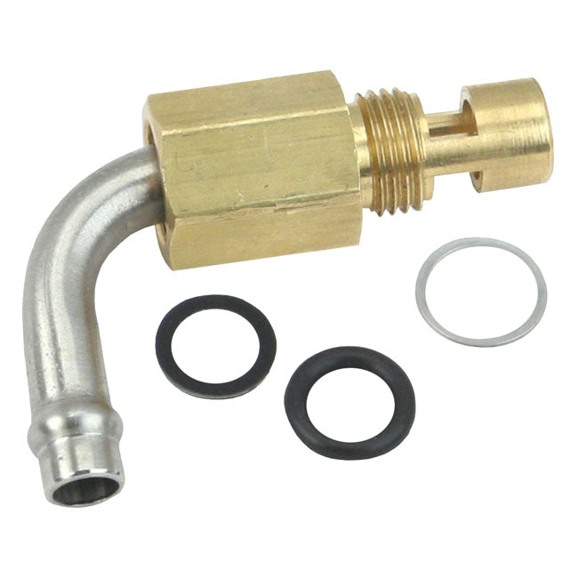 S&S Fuel Line Fitting, 360 Degree. Swivel for All S&S E/G Carbs