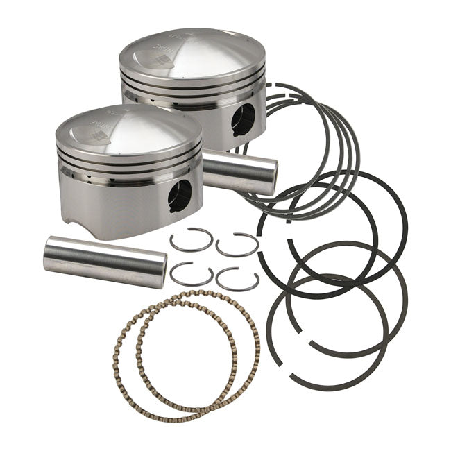 S&S, Forged 3-5/8" Big Bore Piston Kit. Std for 36-84 88", 93", 93"Hc, 96", 98" And 103" Big Twin With Appropriate Cylinders And Flywheel Stroke