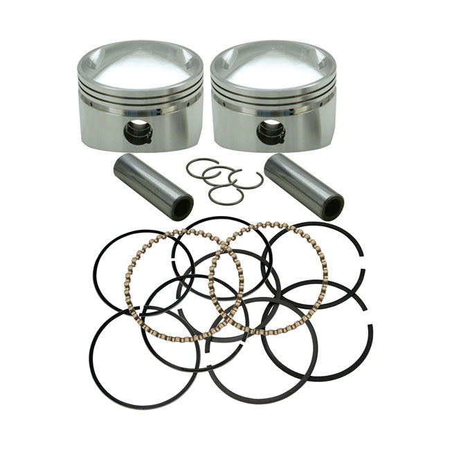 S&S, Forged 3-5/8" Big Bore Piston Kit. +.060" for 36-84 88", 93", 93"Hc, 96", 98" And 103" Big Twin With Appropriate Cylinders And Flywheel Stroke