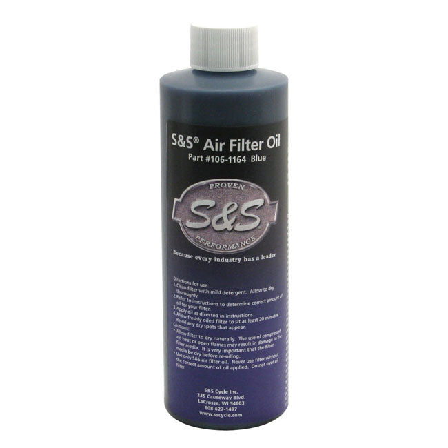 S&S, Air Filter Oil. Blue