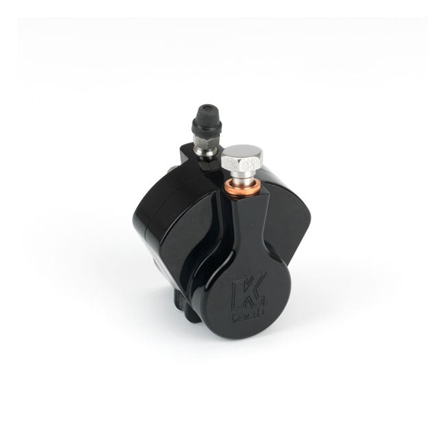 K-Tech 2-Piston Brake Caliper. Black for Custom Applications