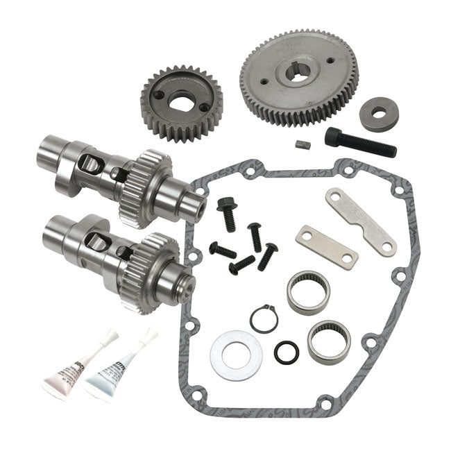 S&S, Easy Start Gear Drive Hp103 Camshaft Kit (Iog) for 06-17 Dyna; 07-17 Softail; 07-16 Touring