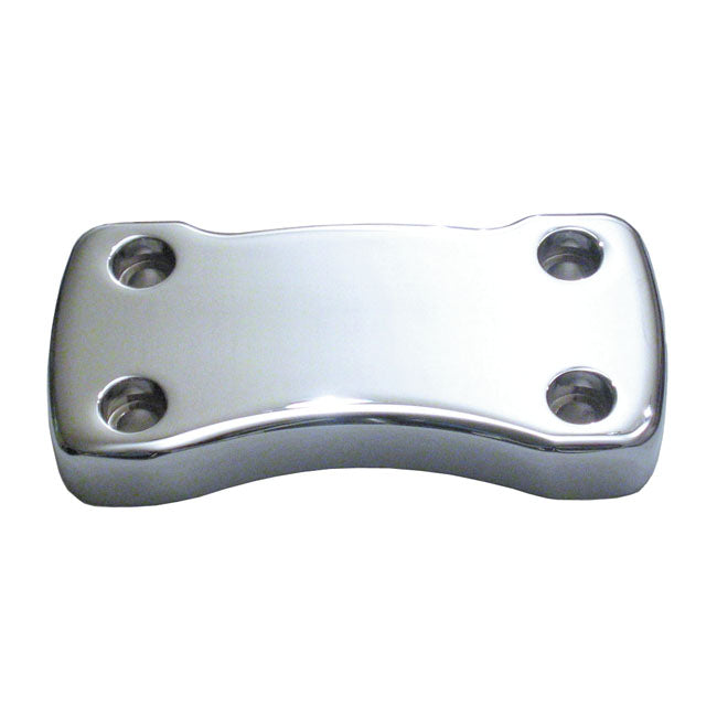 Wild1 Billet Top Clamp Chrome for For Deuce & Softail Deluxe Style Risers