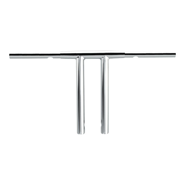 Wild1, 1.25" Chubby Flatline Handlebar. 12" for 82-20 H-D Mech. Or E-Throttle (Excl. 88-11 Springers)