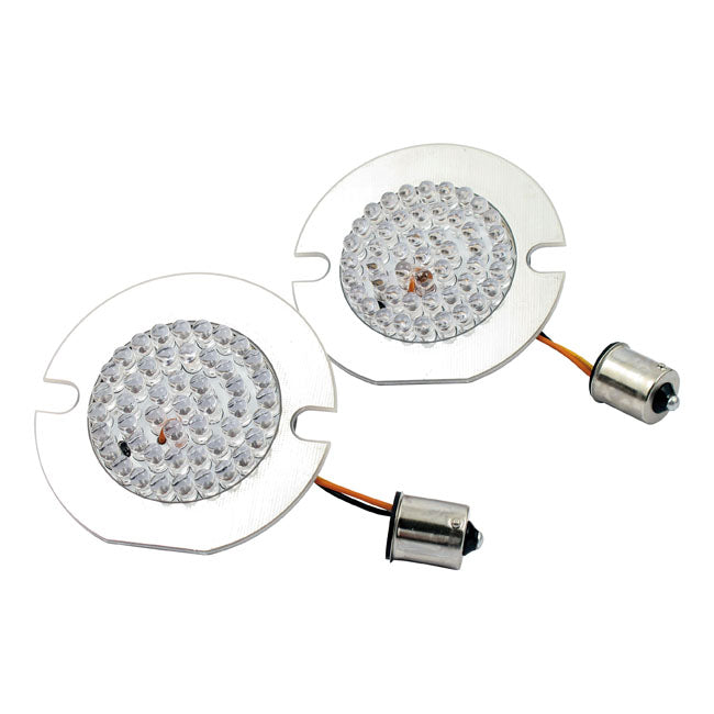 Custom Dynamics Flat Style Turn Signal LED Inserts for Flat Style Turn Signals